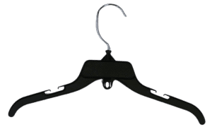 Recycled Black 17" Medium Weight Top Hanger