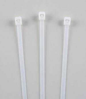 7" Clear Nylon Cable Zip Ties